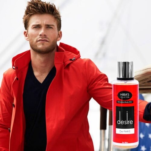 Desire De Paris Perfumed Body Mist for Men – Luxurious Fragrance, 250ml (8.45 fl oz) – Long-Lasting and Refreshing Scent for Daily Wear