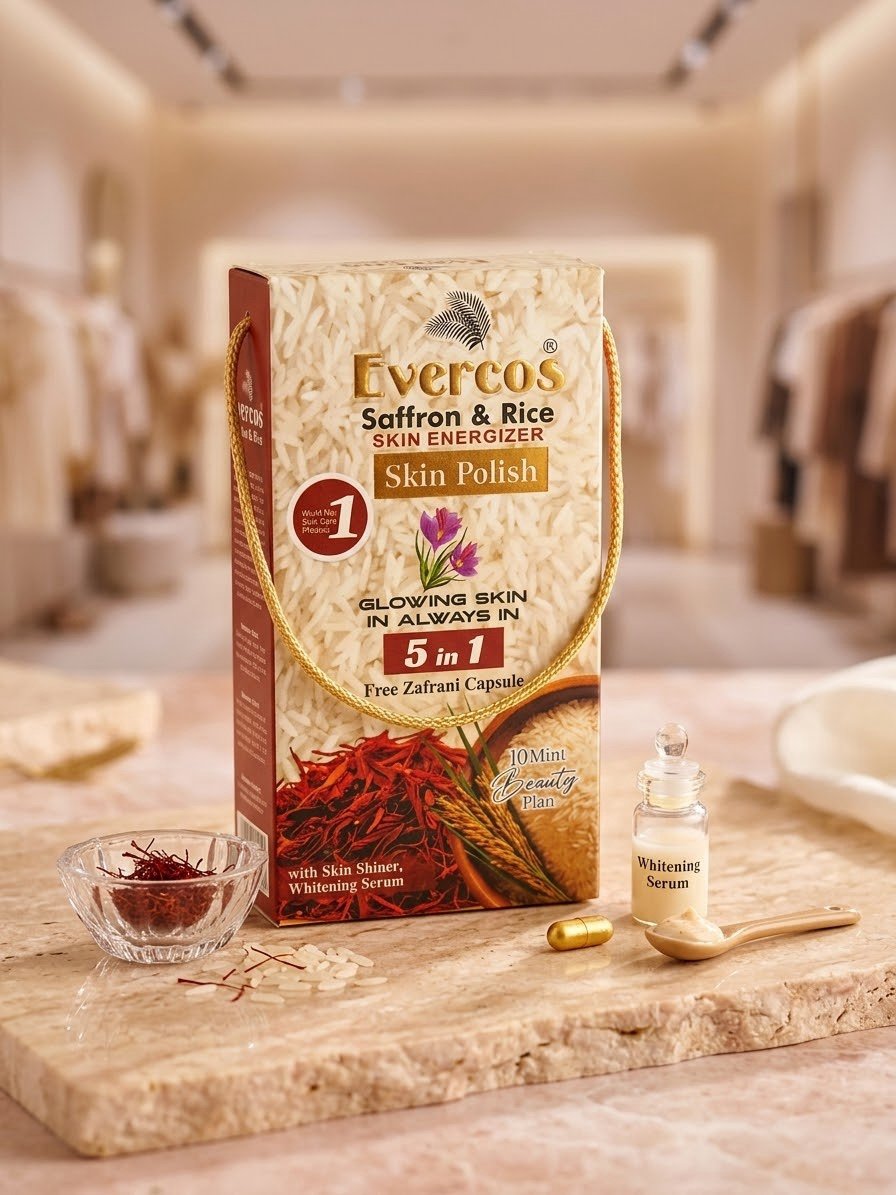 SAFFRON & RICE SKIN ENERGIZER SKIN POLISH 5 IN 1