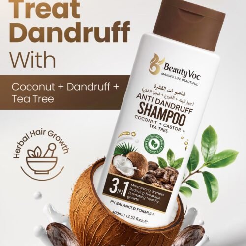 ANTI DANDRUFF SHAMPOO 400ML
SULPHUR-FREE HERBAL SHAMPOO TO FIGHT DANDRUFF & BREAKAGE