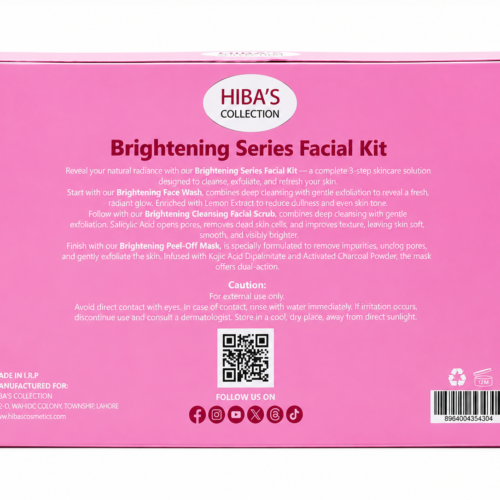 Hiba’s Brightening Series Facial Kit