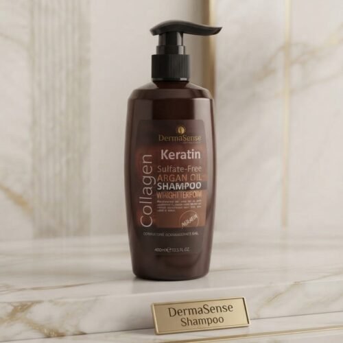 DermaSense Keratin Argan Oil Hair Care Set.