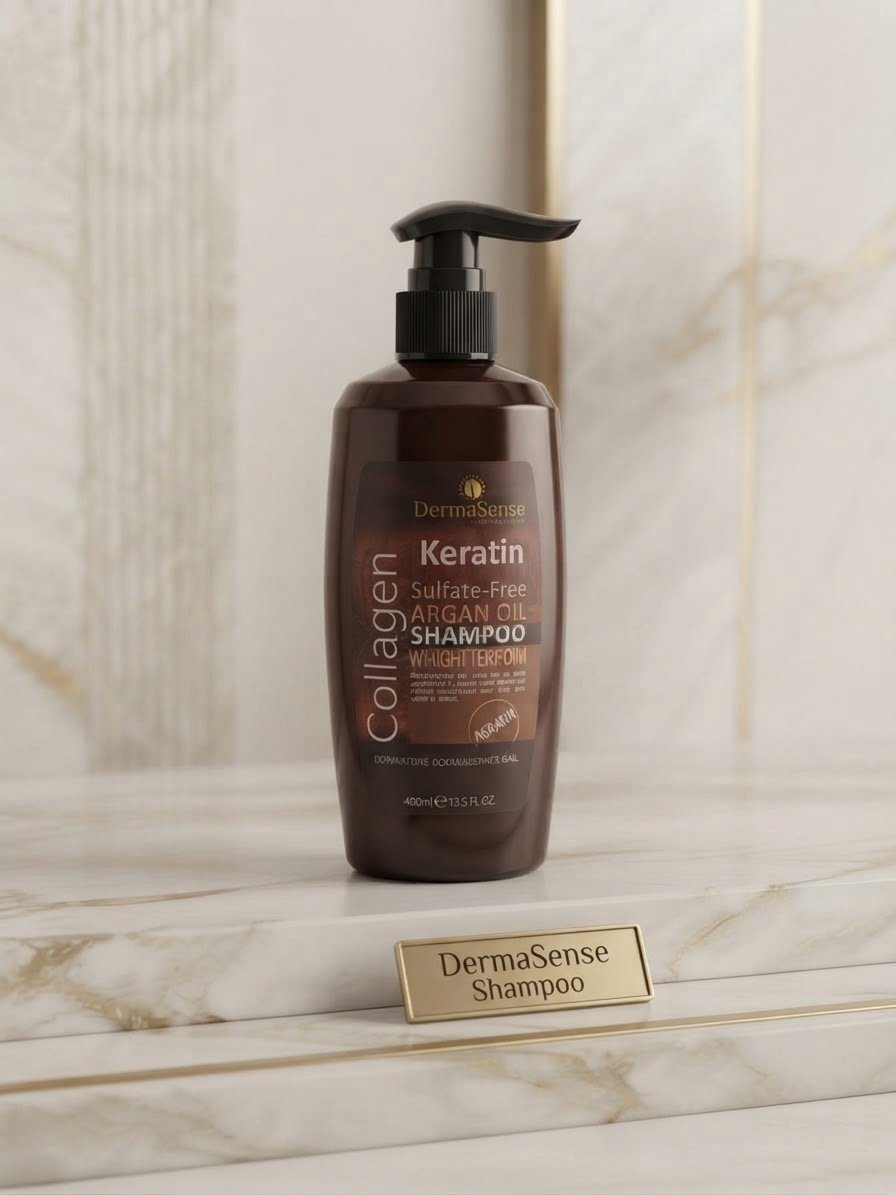 DermaSense Keratin Argan Oil Hair Care Set. - Image 5