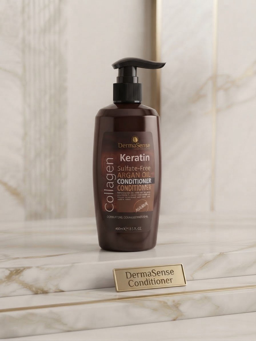 DermaSense Keratin Argan Oil Hair Care Set. - Image 4